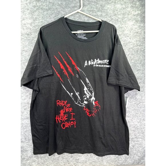 A Nightmare On Elm Street Men's Ready Or Not Short Sleeve T-Shirt Free Shipping - Picture 1 of 8